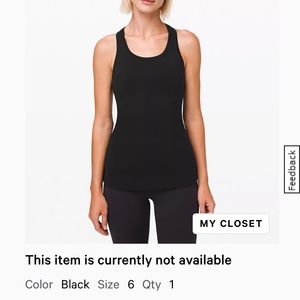 Cool Racerback Tank Top - black size 6